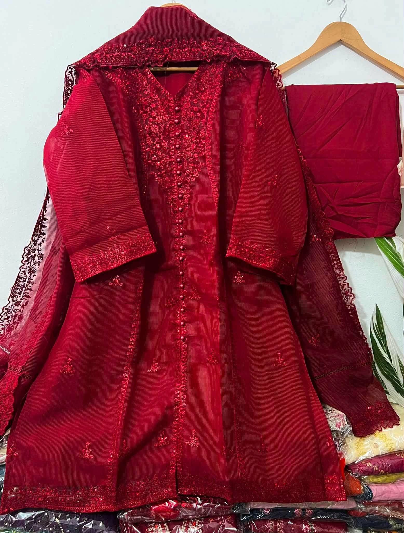 Embroidered Saree